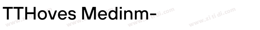 TTHoves Medinm字体转换